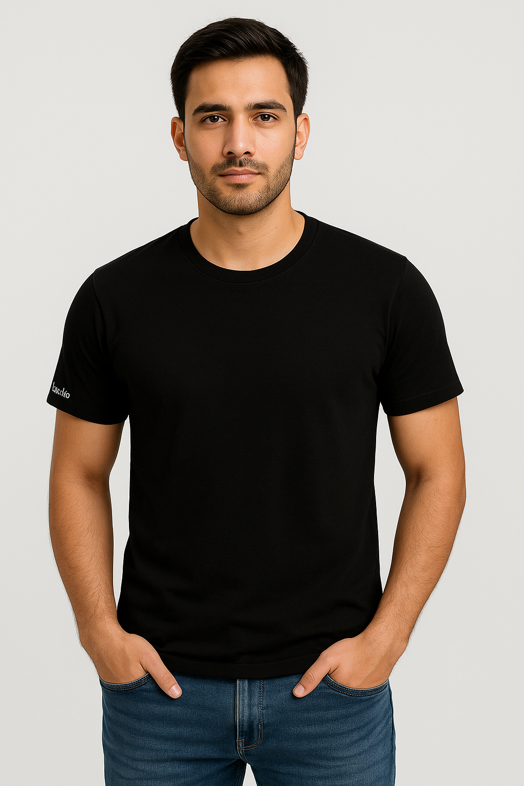 Crew Neck Tee Black