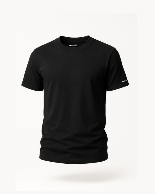 Crew Neck Tee Black
