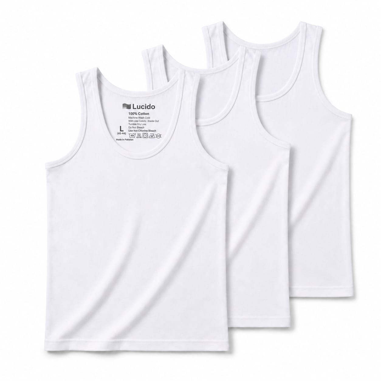Sleeveless Vest Pack Of 3