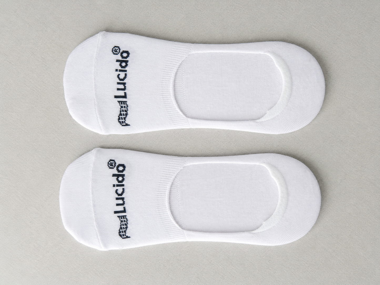 Lucido Invisible Socks – White