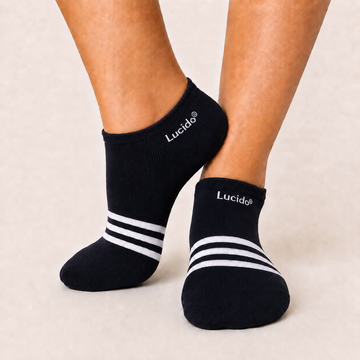 Lucido Ankle Socks – Black/Navy Blue