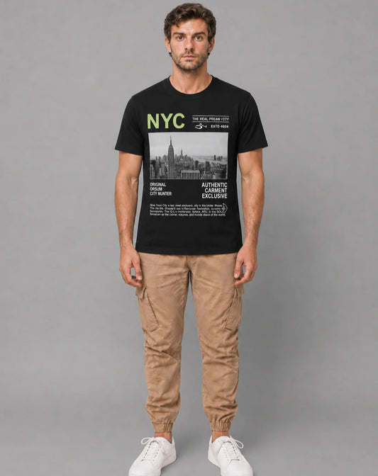 Urban Tee Black NYC Graphic