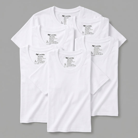 Short Sleeve Vest Pack Of 6