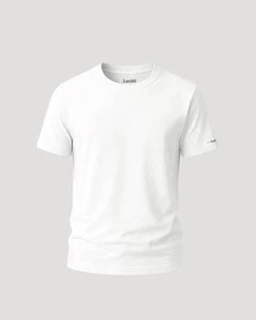 Lucido Classic Crew Neck T-Shirt – Pack of 2 (Black & White)