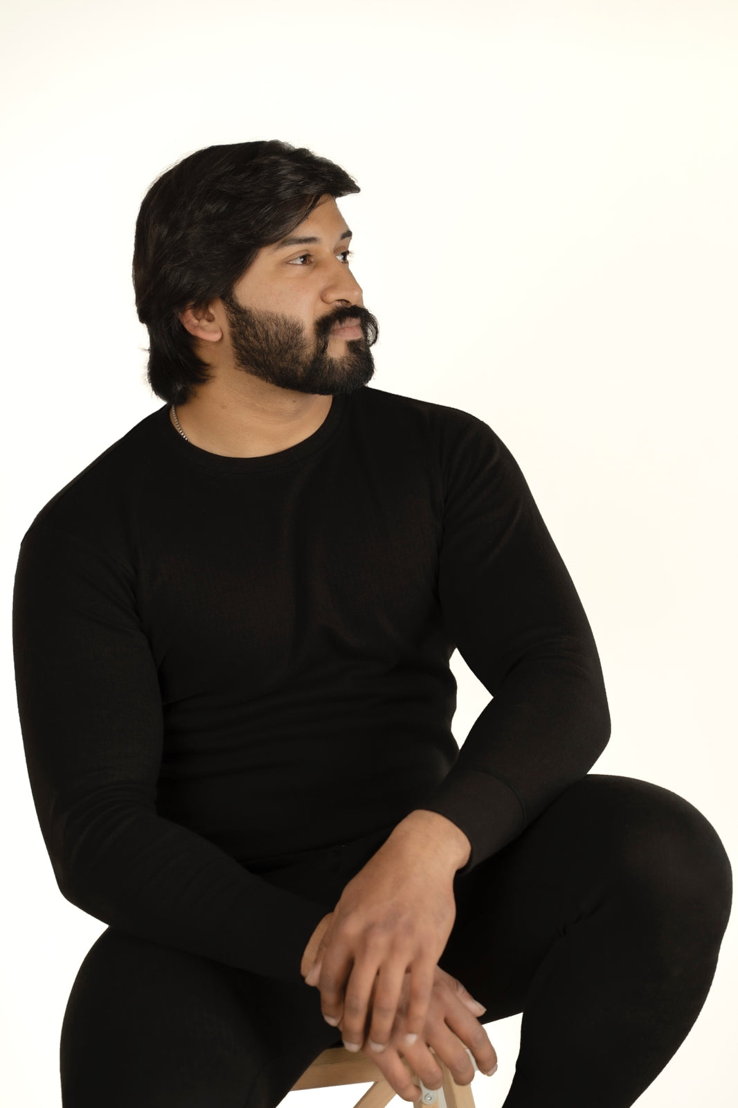 Warmer Upper Black Full Sleeves - Lucido LA